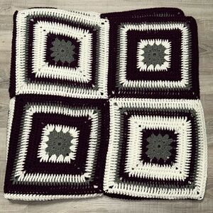 Handmade crocheted Afghan. 52”wide x 67” long